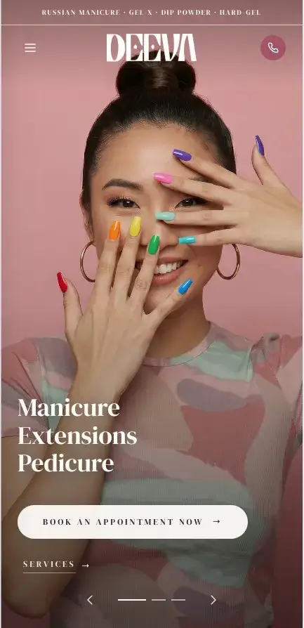 OneWord nail website project