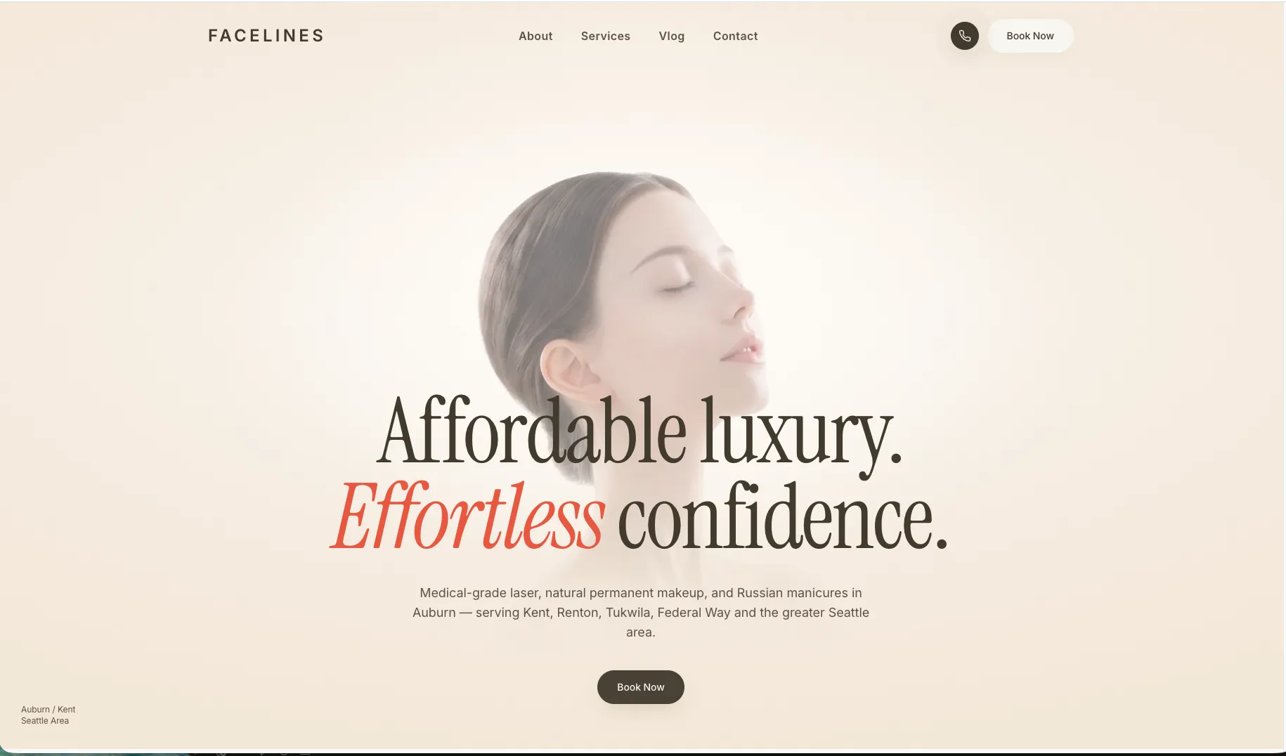 FACELINES Beauty Studio project preview
